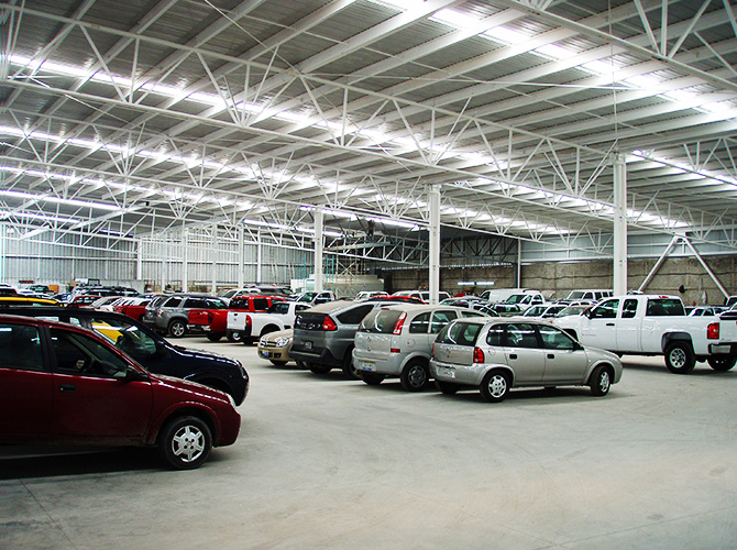 nave  metalica  almacen  autos  construccion  chevrolet  guadalajara  jalisco