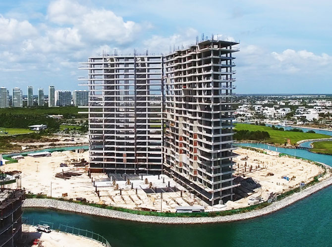 desarrollo  vertical  habitacional  puerto  cancun  quintana roo