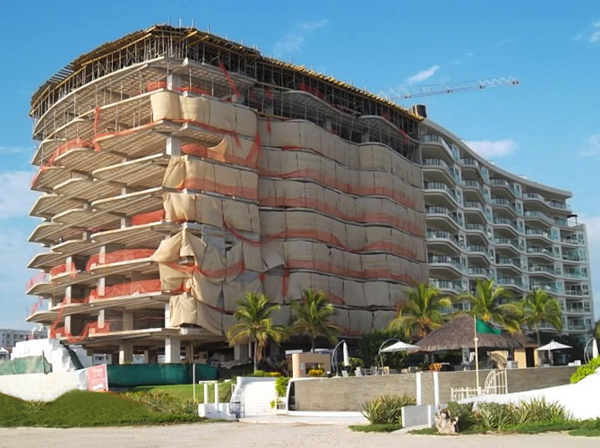 perspectiva  construccion  hotel  nuevo  vallarta  jalisco  4